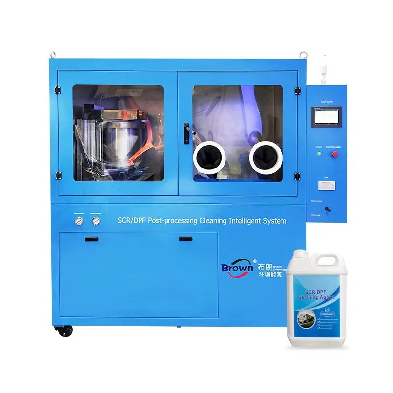 Brown water scr cleaning machine 100% dpf cleaner exhaust filter cleaning garage equipment