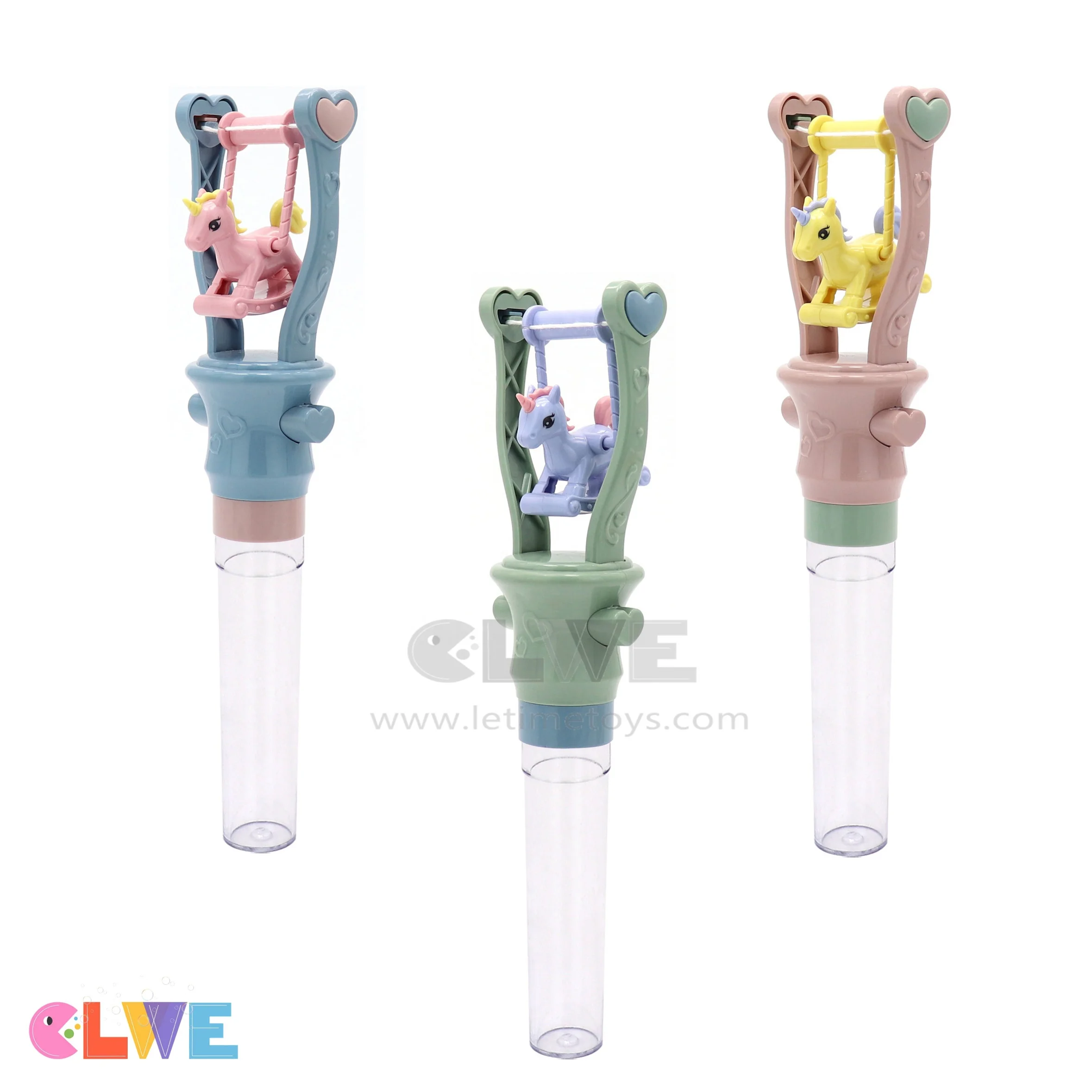 Surprise gift Funny swing unicorn candy Toy for kids novelty swing gymnastics horse toy candy