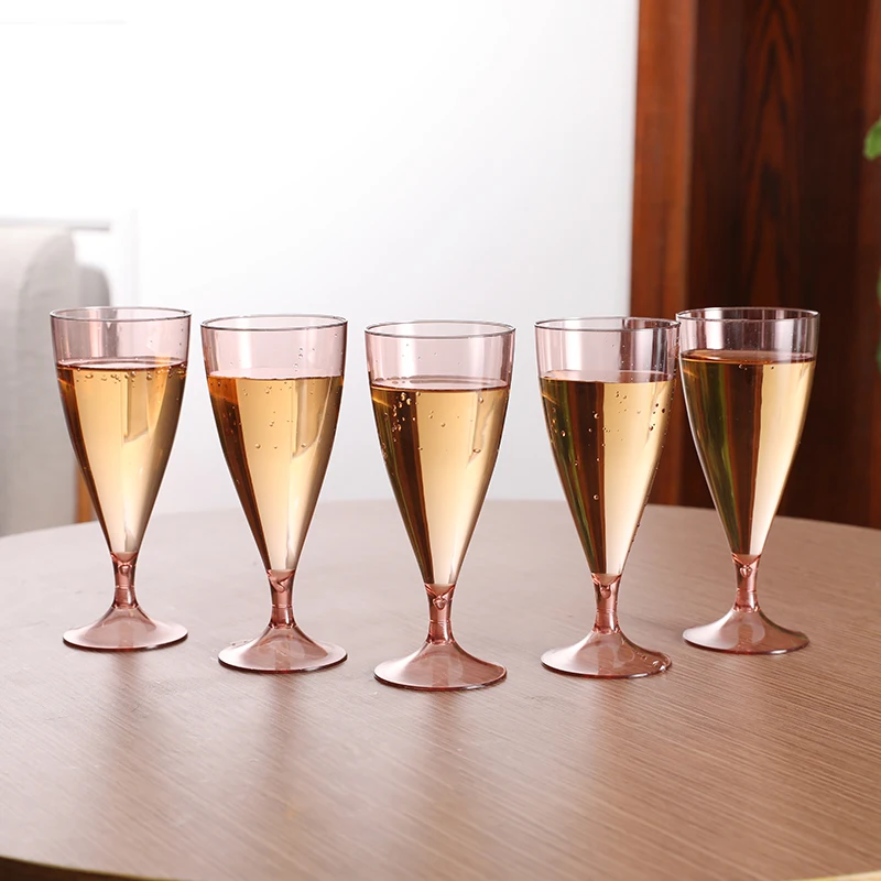 Good Price Stackable Transparent Plastic Wine Glasses Bpa Free Juice Cup