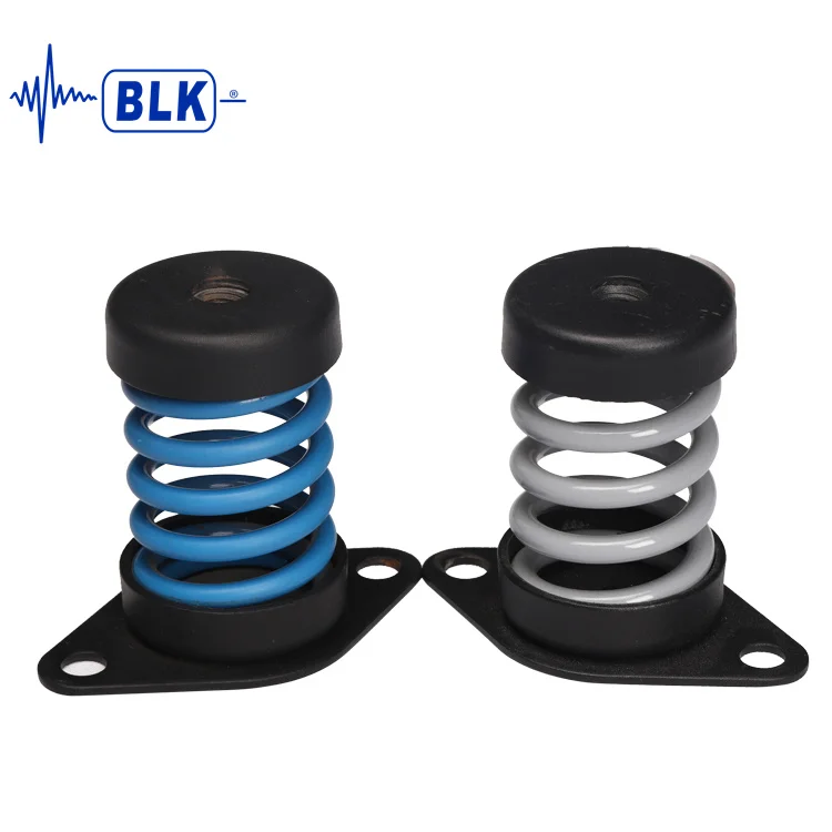 Cheap Custom Baking Paint Anti-Rust Outline Border Spring Isolator Absorber For Air Compressor