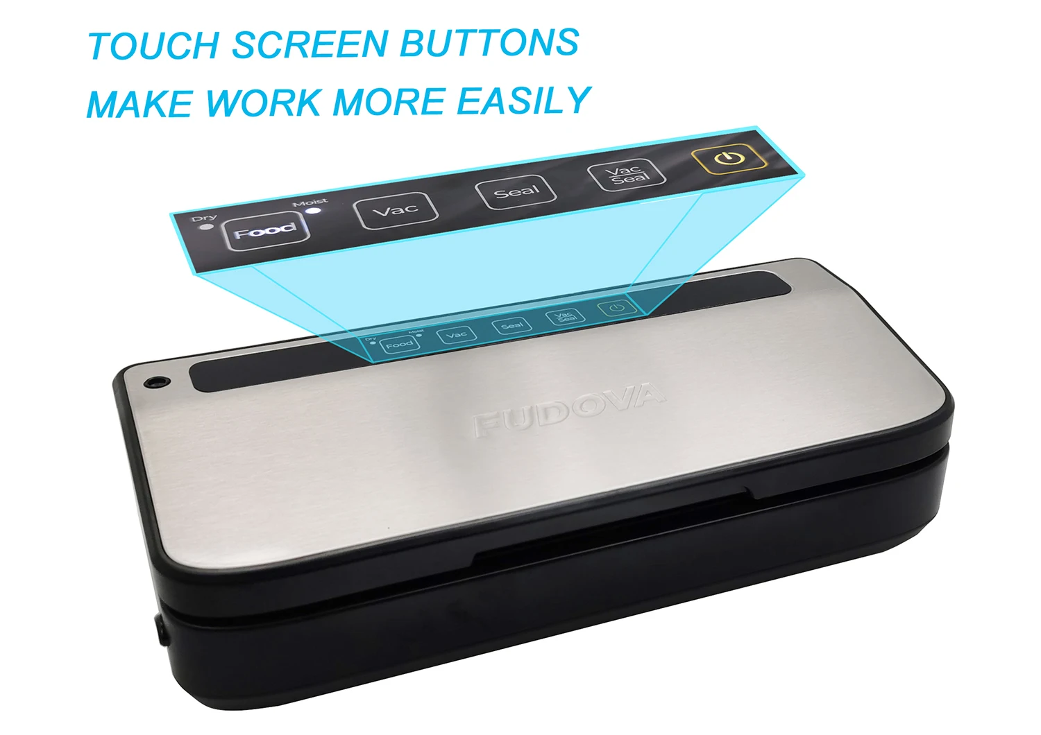 Stainless Steel Package Vacuum S Bag Packaging Seal Machine Heat Vacuum Food Sealer