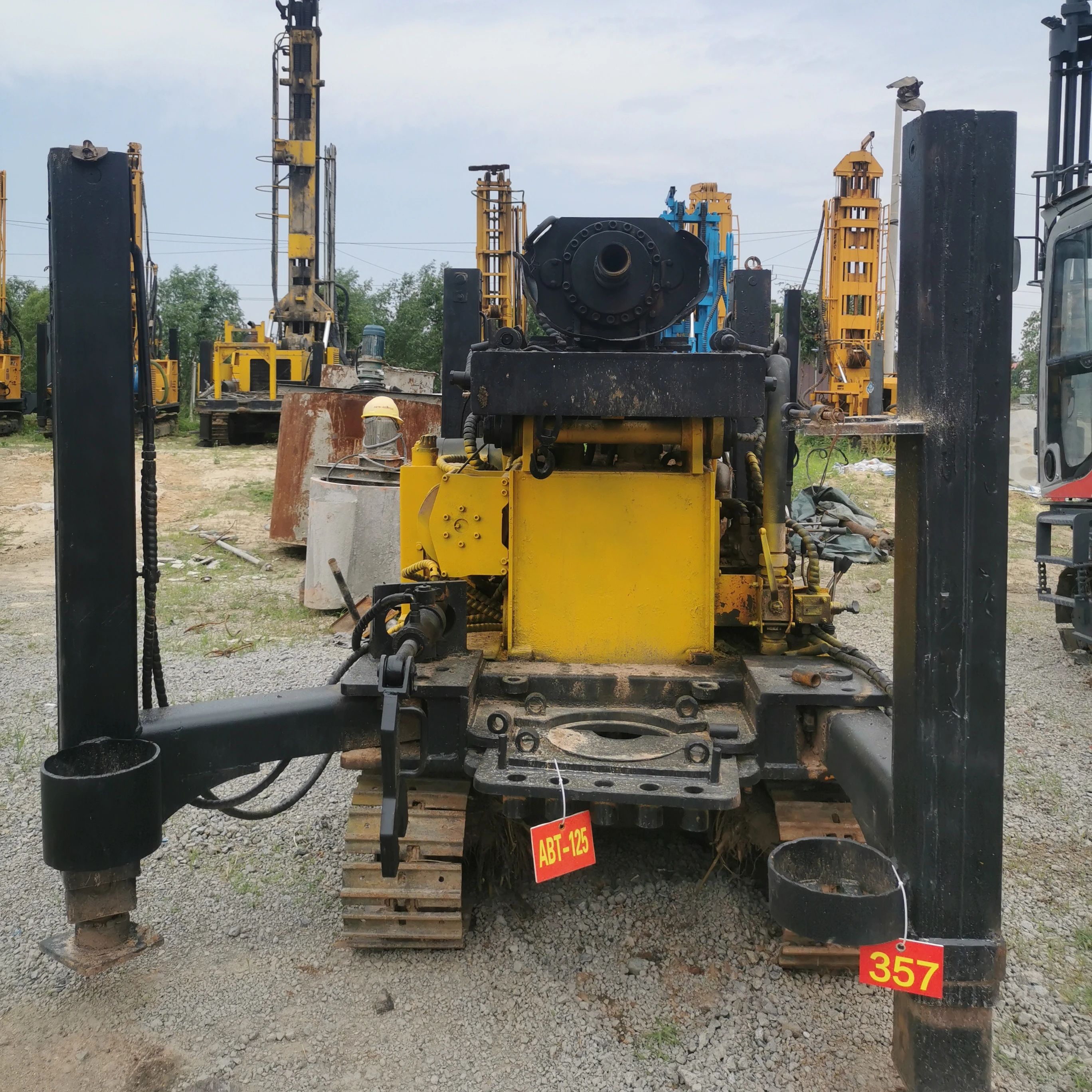 200m second-hand 3m tower water well drilling rig used borehole machine borewell drilling rig