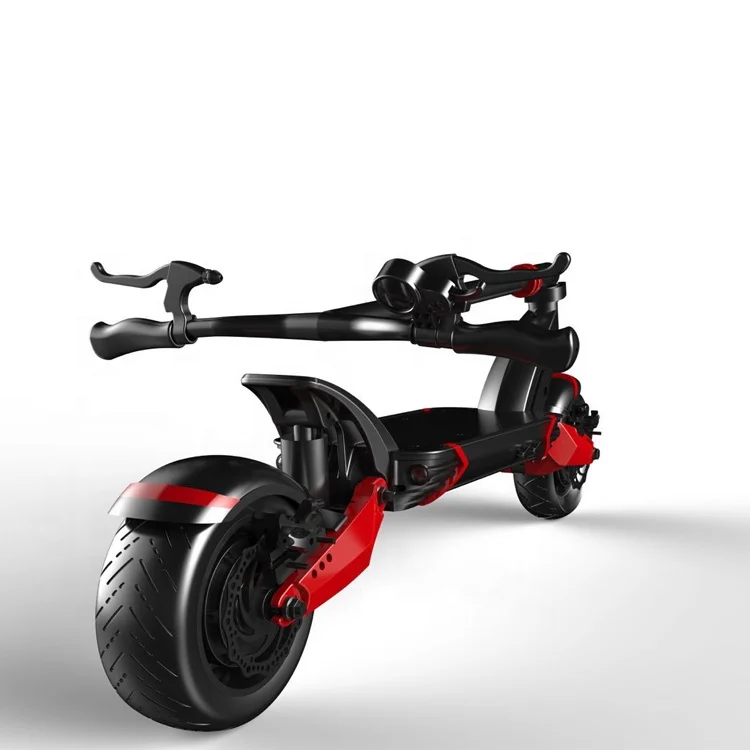 Chinese High Quality Adult 52v 2000W Widewheel 10 Inch Dual Motor Electric Scooter With Battery