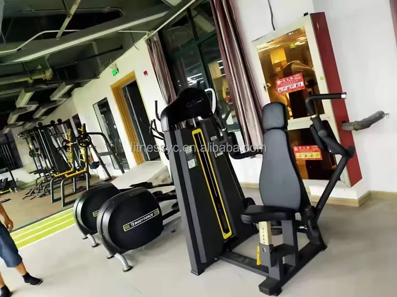 YC-1001 Best Seller Low Pectoral Fly Machine Steel Gym Fitness Equipment Pin Load Selection Machine for Sale