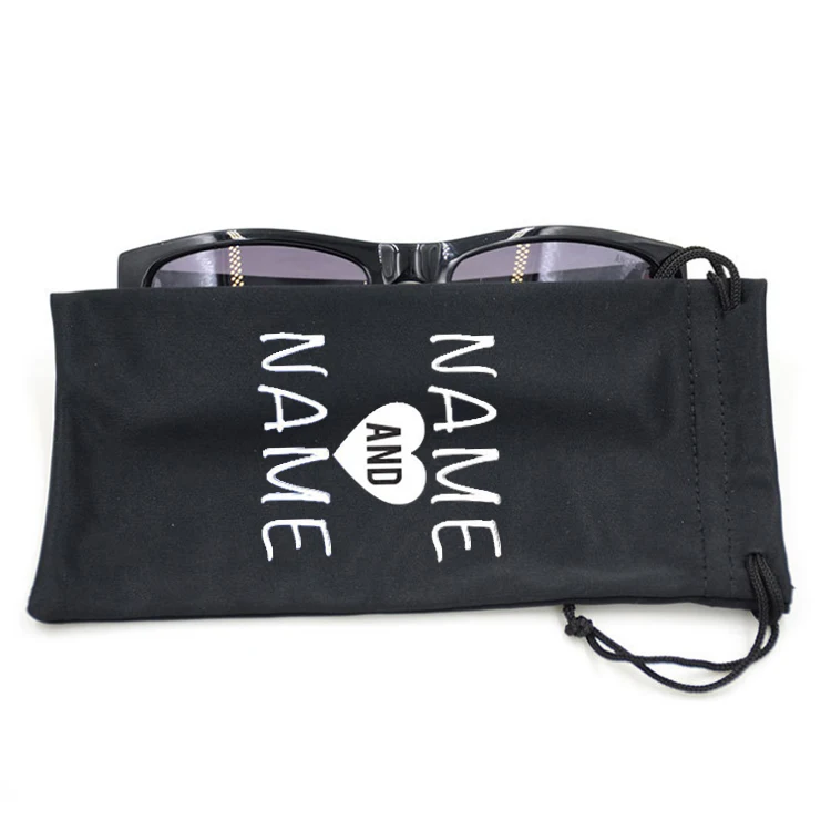 Cute Small Drawstring Microfiber Sunglasses Eyeglasses Glasses Bags for Children Gifts