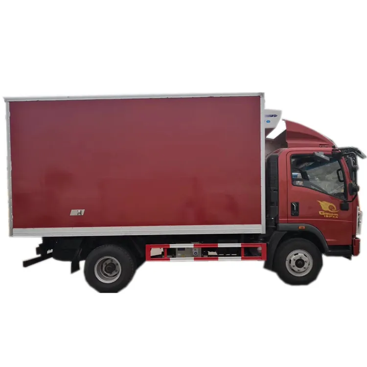 HOWO 4x2 6*4 8tons 10tons Refrigerator Trucks Refrigerated Truck Cooling Van Vehicle for Nigeria