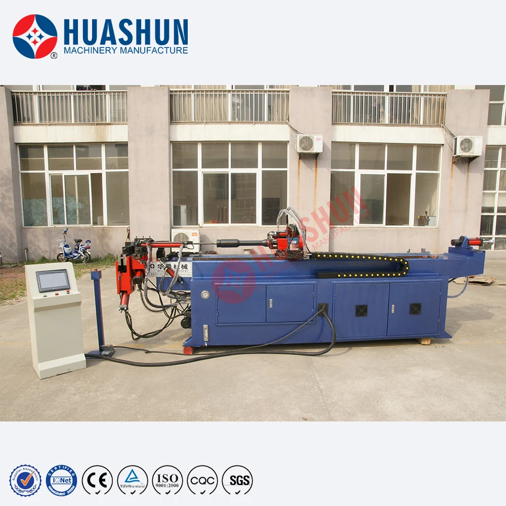 HS-SB-50CNC-3A-1S Automatic Stainless Steel Metal Tube Bender China Supplier CNC Pipe Bending Machine