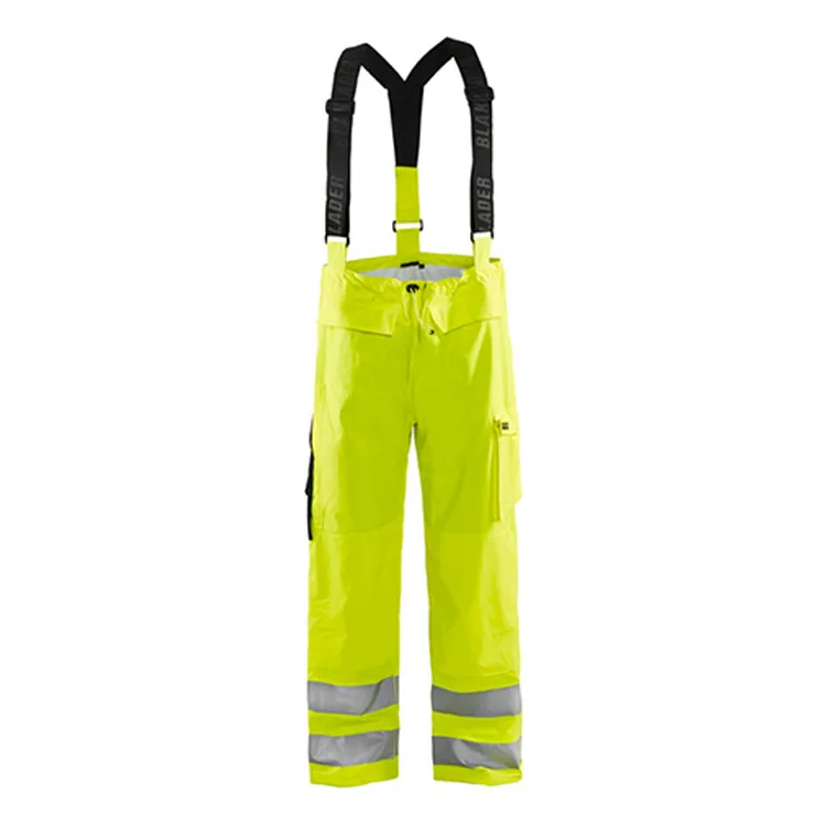 HBC Reflective one-piece overalls bright color wear-resistant waterproof 300D Oxford fabric engineering suspenders