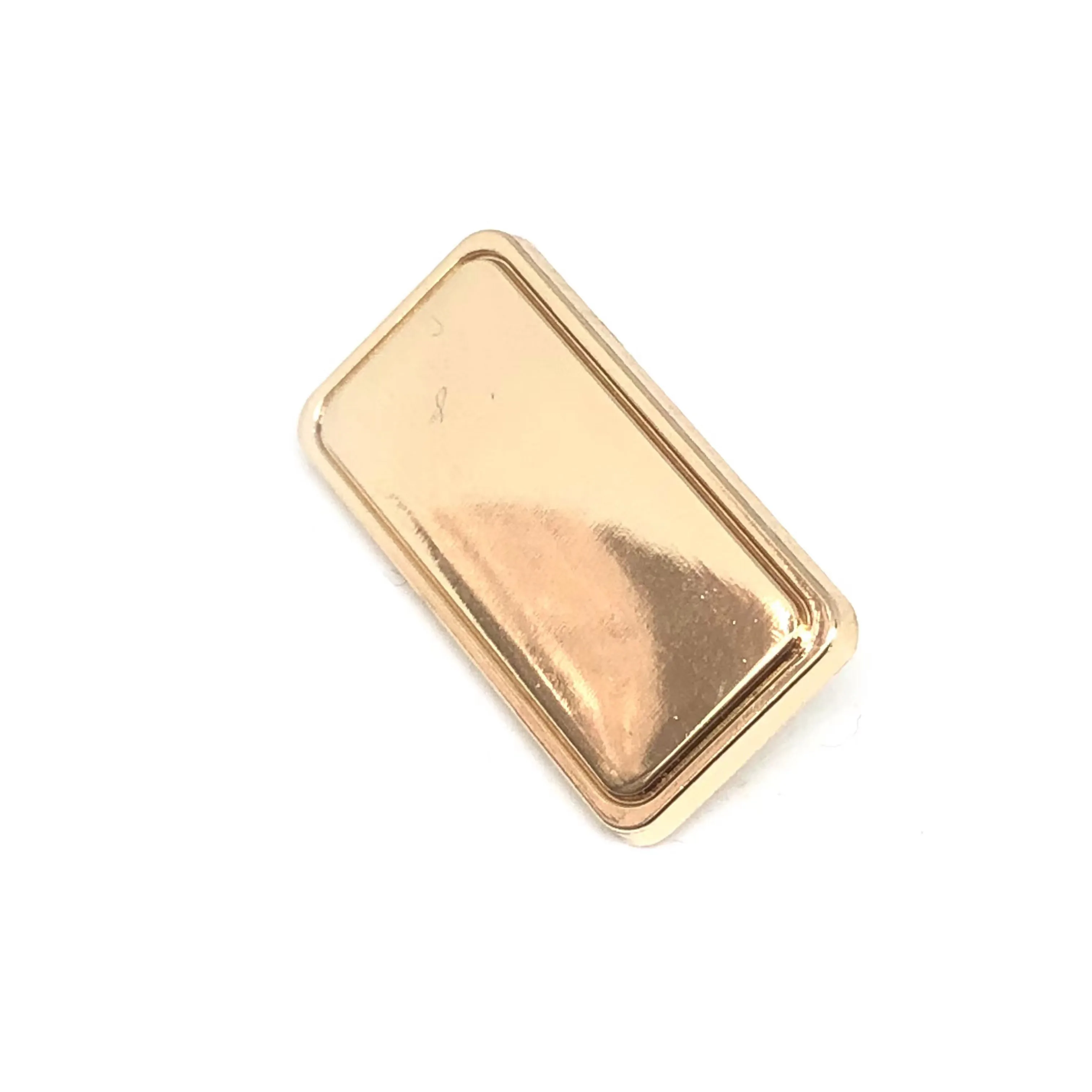 Tags Plates Labels for Shoes Zinc Alloy Engraved Brand Logo Custom Metal Bags Clothing Top Western OEM Customized