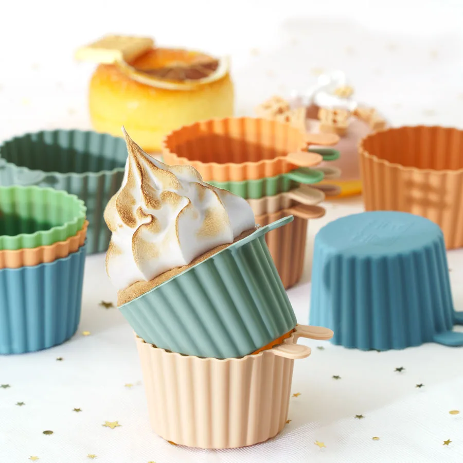 Детские товары, силиконовая форма для торта без бисфенола А, антипригарная термостойкая чашка для выпечки десертов, многоразовая форма для выпечки, хлеб