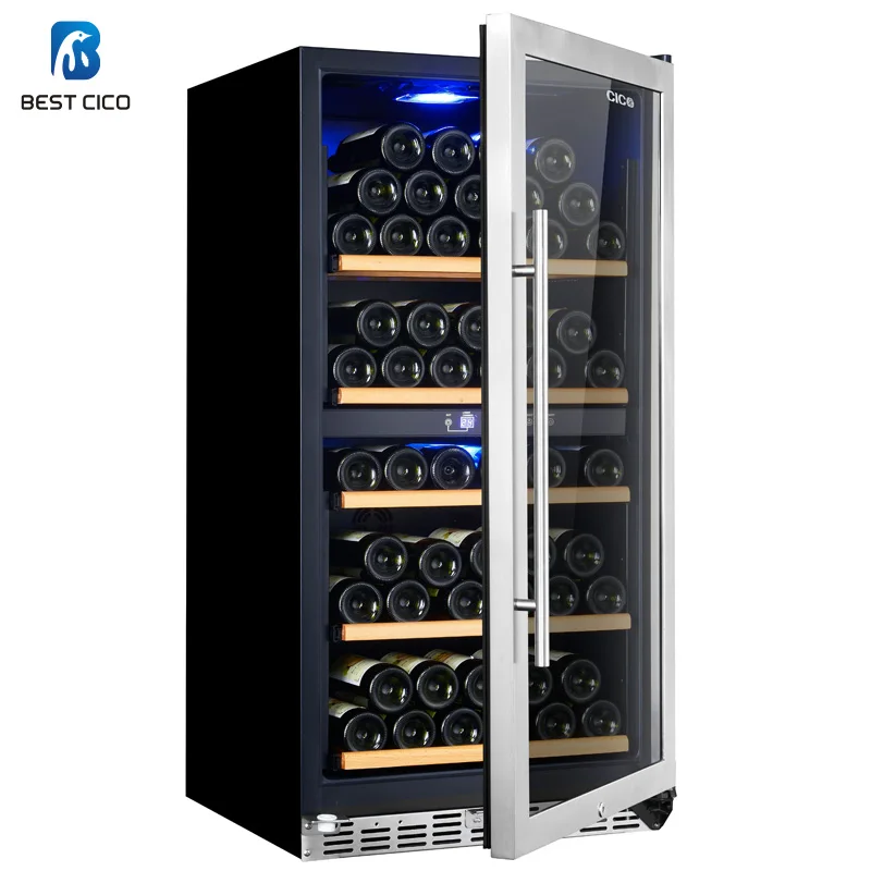 1.2M Height compressor wine cooler  luxury design wine refrigerator wine Chilling fridge SF-72D1