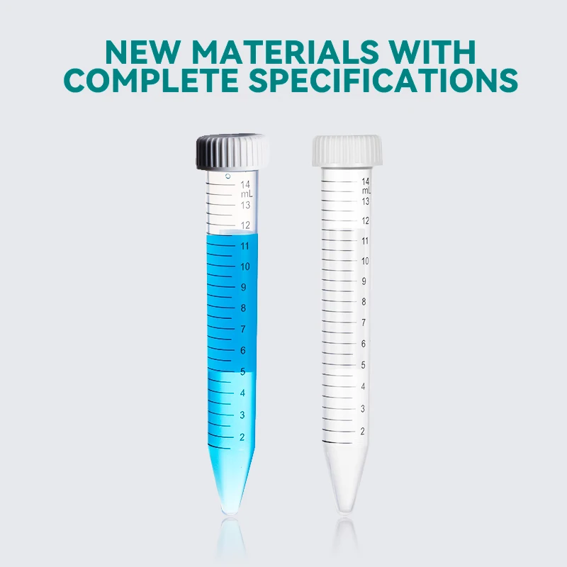 0.2ml 1.5ml 2ml 5ml 10ml 15ml 50ml Plastic Medical Sterile Laboratory High Quality Centrifuge Tube with Conical Bottom