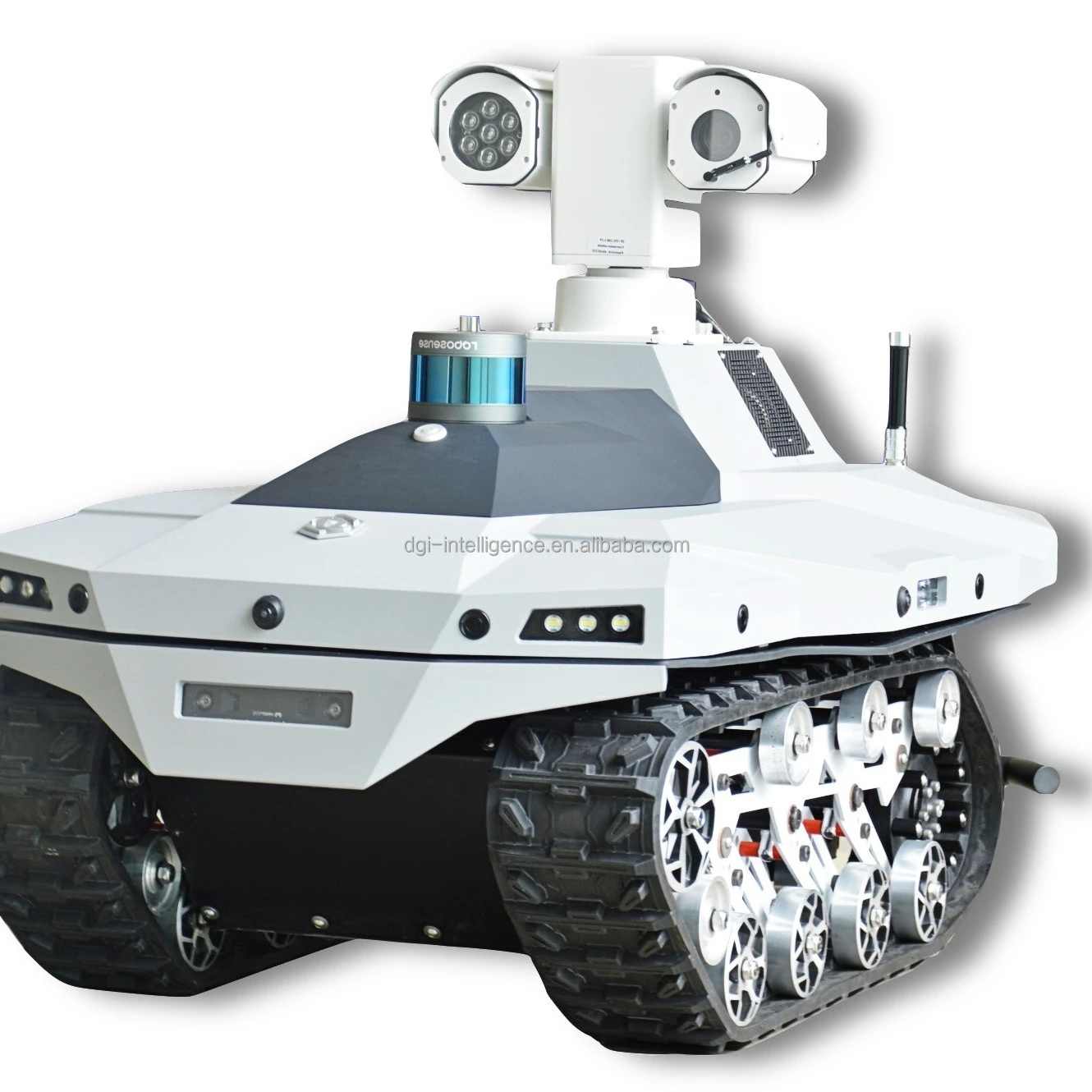 shanghai DG High suitability 24h working robot AI system tracking activities record recognized faces security inspection robot