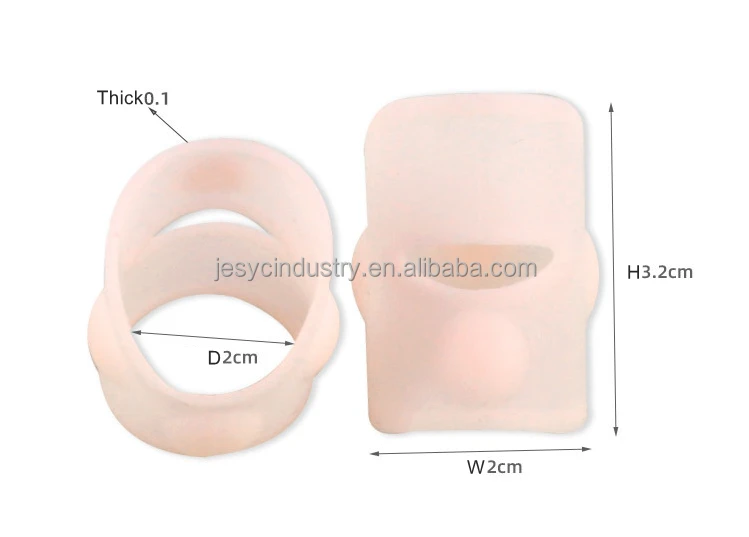 Foot Care Accessory Big Toe Nail Silicone Dot Corrector Ingrown Toenail Paronychia Treatment Tool Elastic Silicon Toenail Sleeve