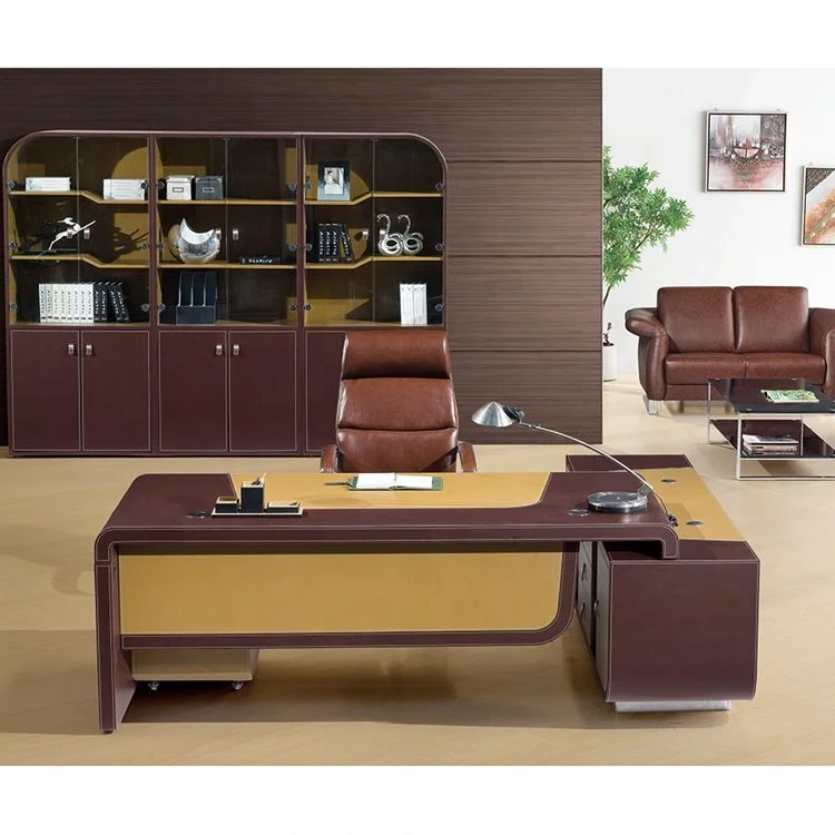 Jiulong Yousheng CEO Office Table Luxury Director Desk for President Executive Desk Set