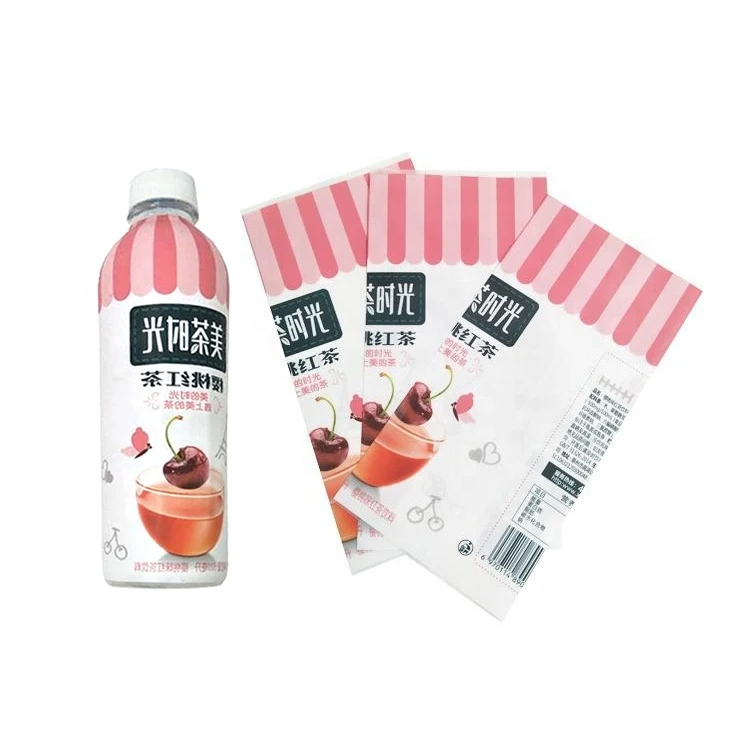 LDPE  Shrink Sleeve Label Manufacturer Round Bottle Sleeve Shrink Label