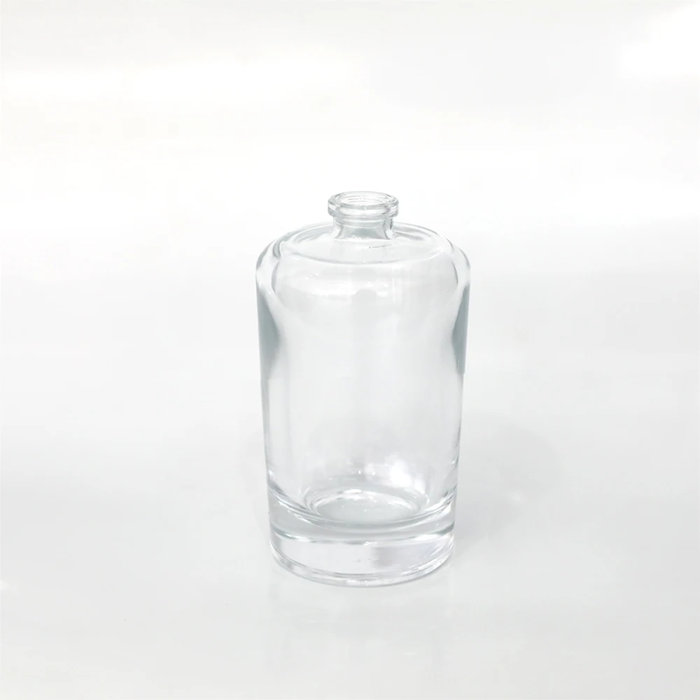 OEM Unique Wholesale 50ml Luxury Flat Empty Fragrance Glass Clear Spray Perfume Bottle With Zodiac Animal Cap