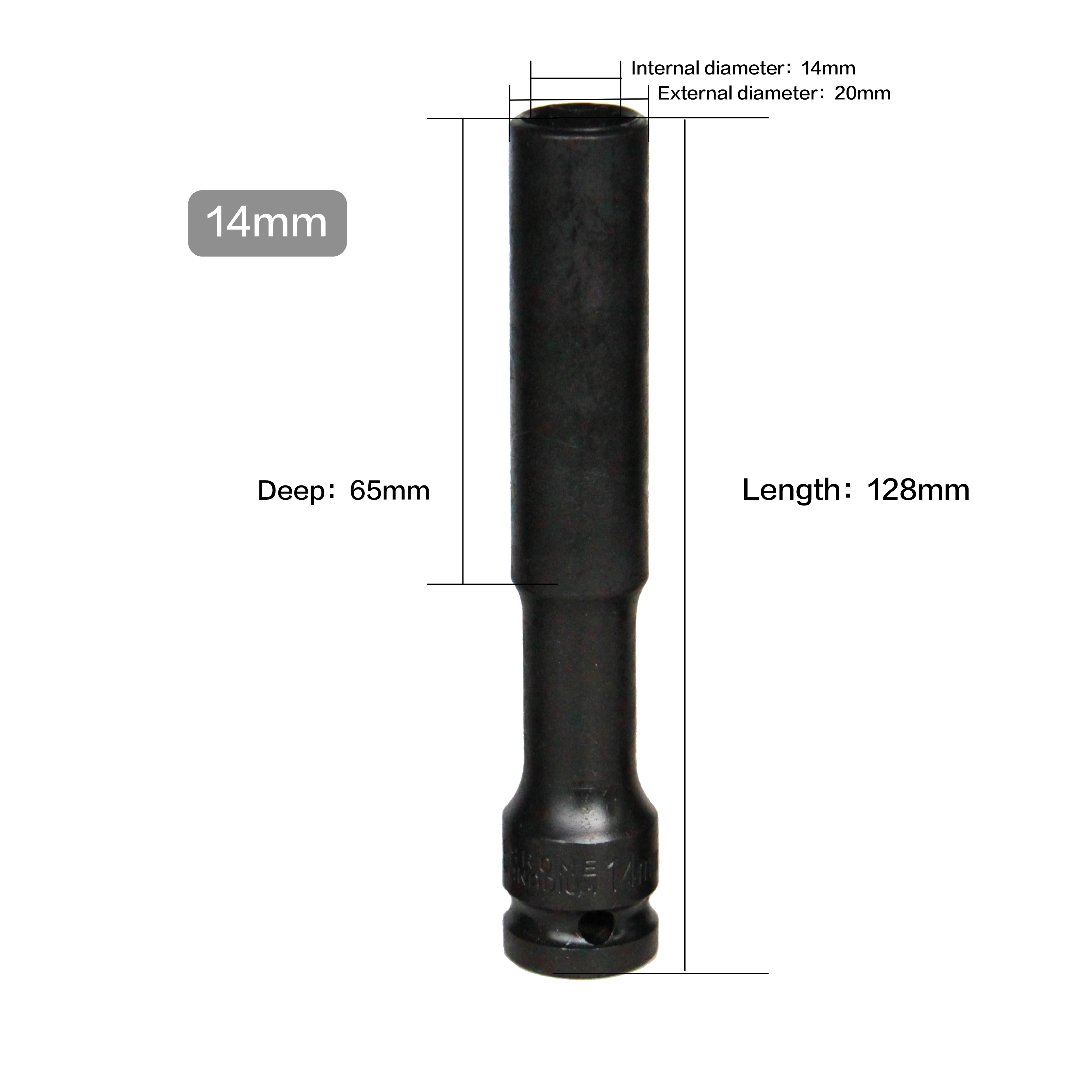 Factory Sell Torsion Impact Socket Set 1/2 Inch Impact Wrench Socket Set
