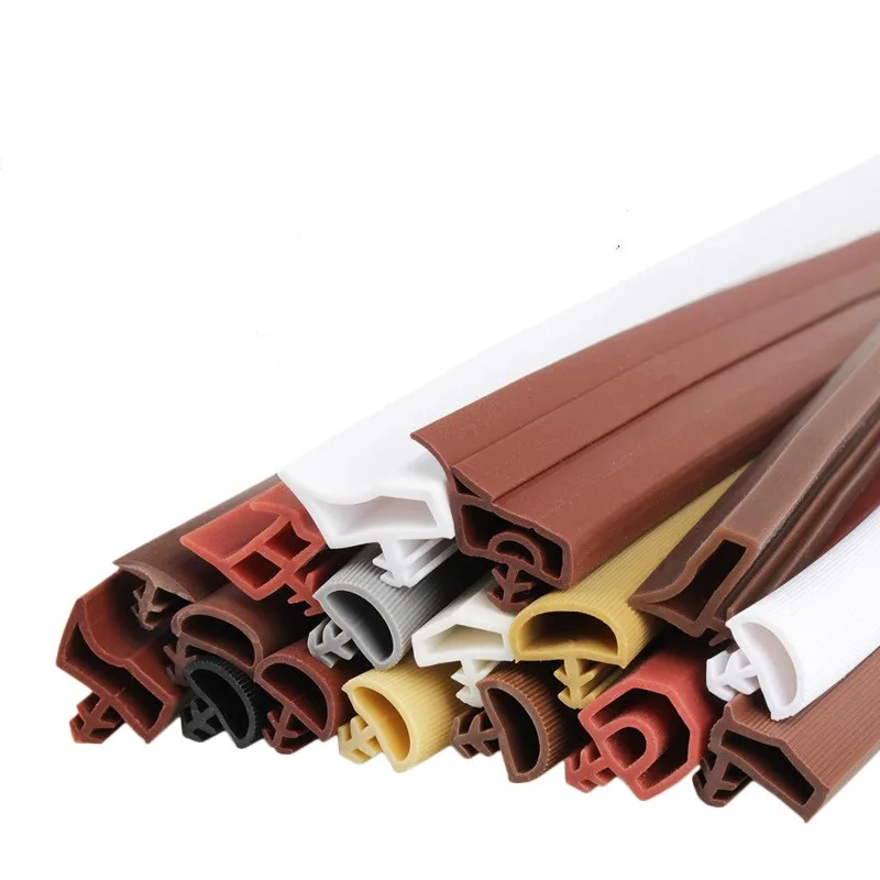 Пользовательские противоударные пылезащитные ПВХ уплотнительные полосы двери резиновый уплотнительный профиль ПВХ экструзионный профиль для машины