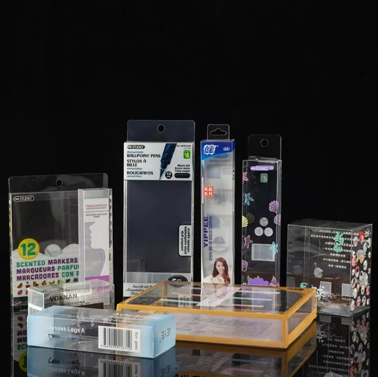 Custom Blank Frosted Pp Packaging Box Transparent Pet Box Clear Pvc Plastic Box