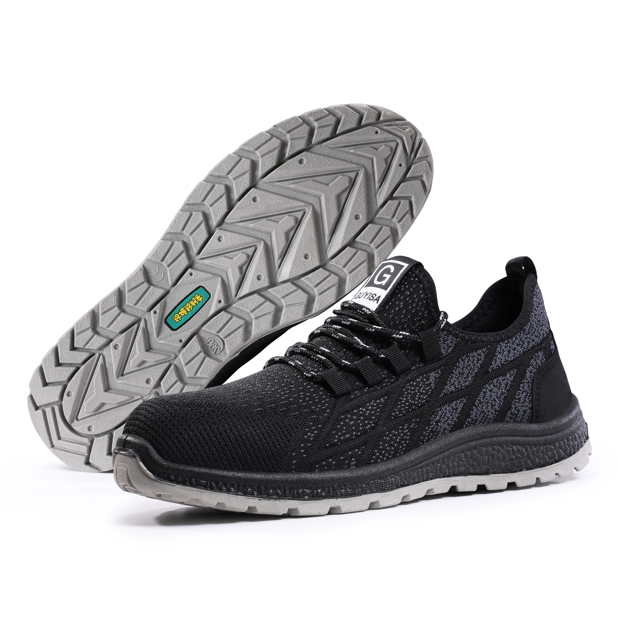 Fashion Steel plate midsole working protection safety shoes European standard steel toe safety shoes