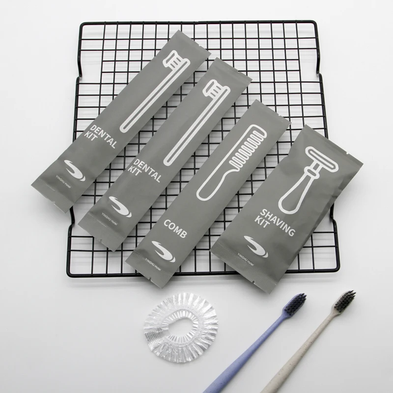 Luxury branded guest room shampoo bath gel customizable mini hotel amenities set ecofriendly