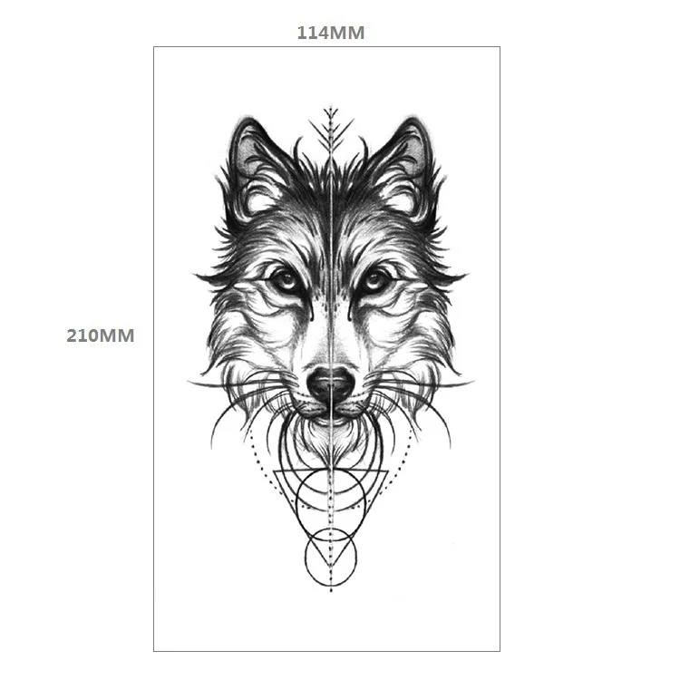 wholesale Wolf tattoo eagle tattoo flower tattoos