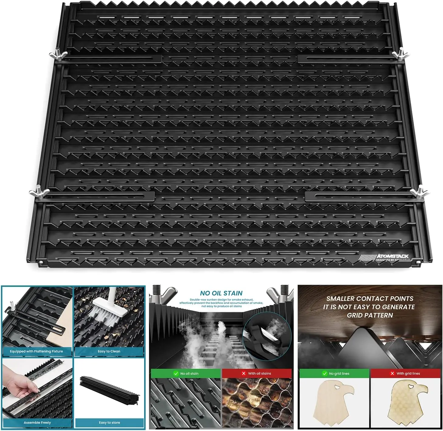 Atomstack A10 X7 S10Pro Laser Engraving Machine 50W Cutter F30 Air Assist Kits F3 Protective Plate 4 in 1 Offline Laser Engraver