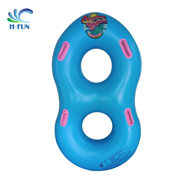 Durable Slide Tube Water Park Inflatable Outdoor Swimming Pool Float Double