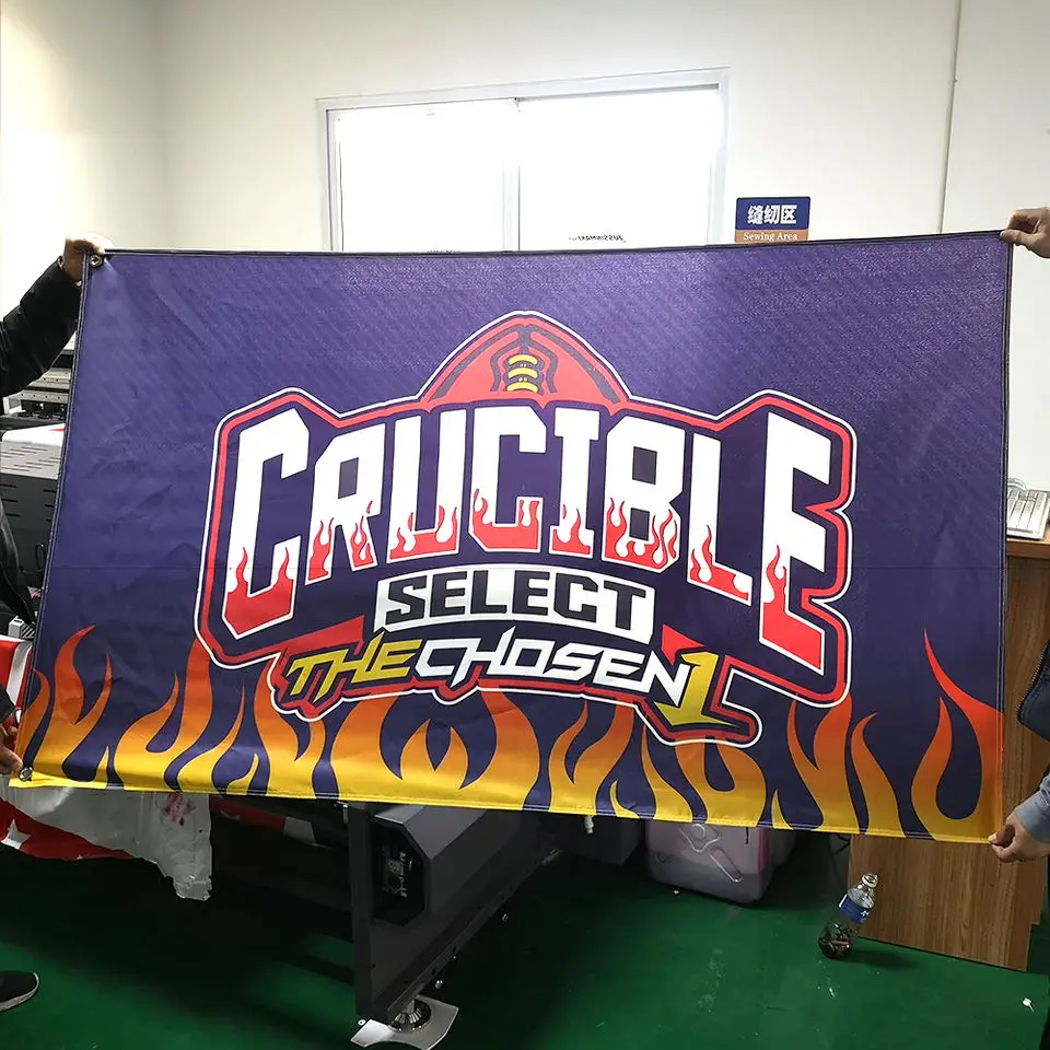 manufacturers for custom full print color logo nylon banner flags 3 x 5 wall flag luxury for business custom 3*5 flag