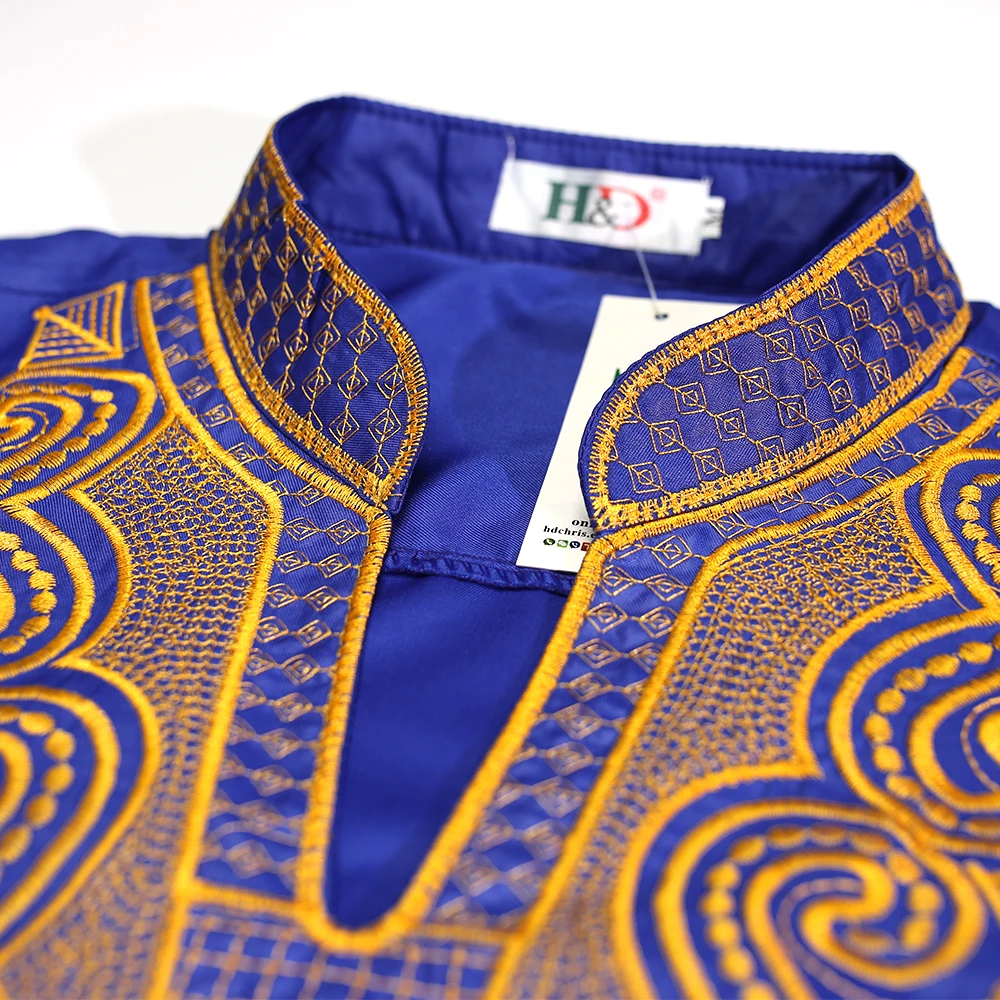 
 South African Traditional Wear Dashiki Maxi Dresses For Women Gold Embroidery Lady Dress Wedding Party Robe Plus Size Clothes  