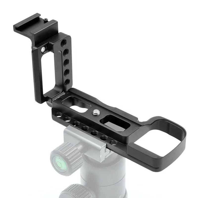 
Camera Quick Release L Plate Hand Grip Adapter with hot shoe for Sony A6400 SLR Camera Bracket 
