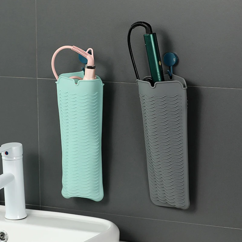 Portable Hot Hair Tools Silicone Mat Pouch Hair Styling Tools Curling Irons Mat Cover Crimper Hair Heat  Resistant Mat Pouch