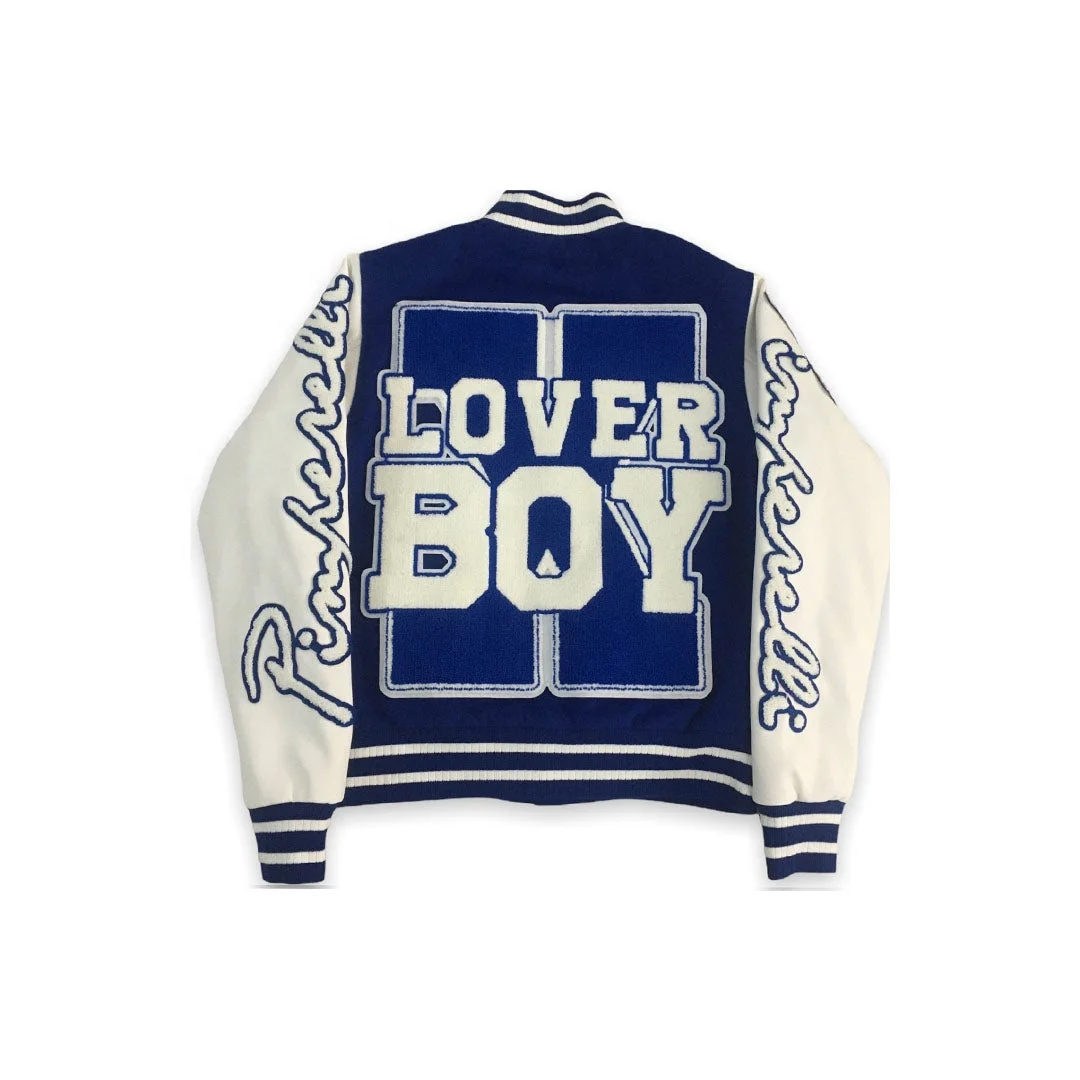 2022 Wholesale Custom Toddler Boy Girl Letterman Patched Winter Var Sity Jackets Unisex Kids Jacket