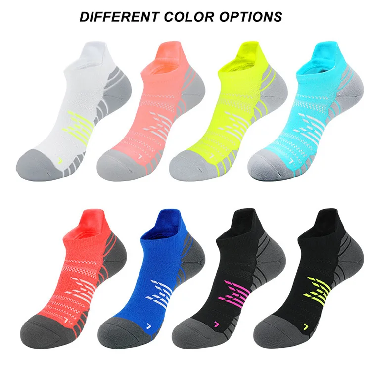 Wholesale Custom Logo Fashion Ankle Tab Quick Dry Nylon Sport Short Athletic Socks