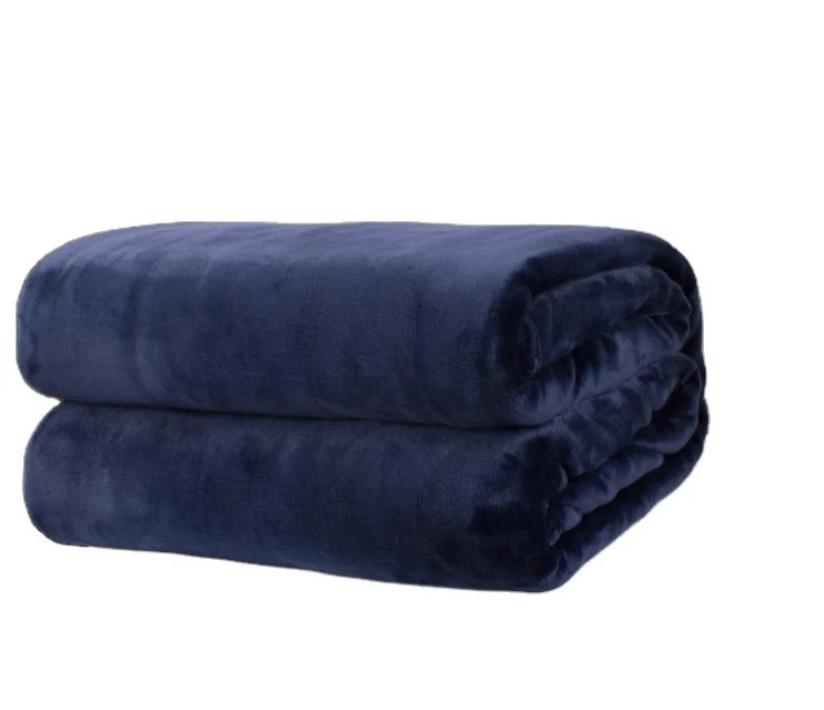 China Manufacturer Wholesale Flannel Fleece Blanket Double Layer Ultra Soft Sofa Throws Comfortable Blanket
