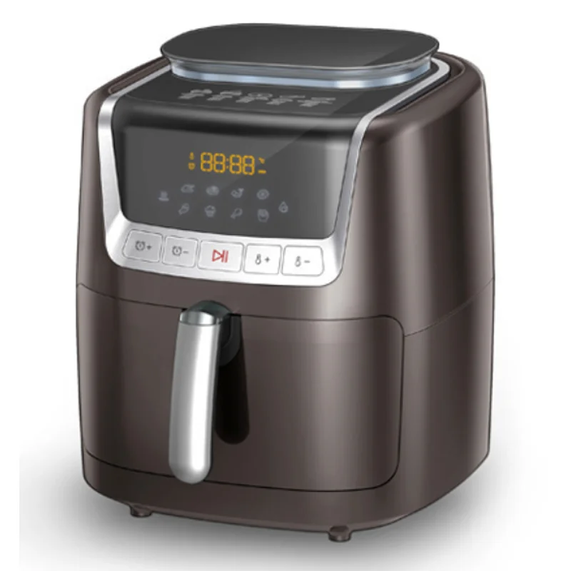 Новый 1700W 7-литровый стационарный Электронный Паровой аэрофритюрница для приготовления блюд без отпариватель фритюрница с двумя решетками комбо