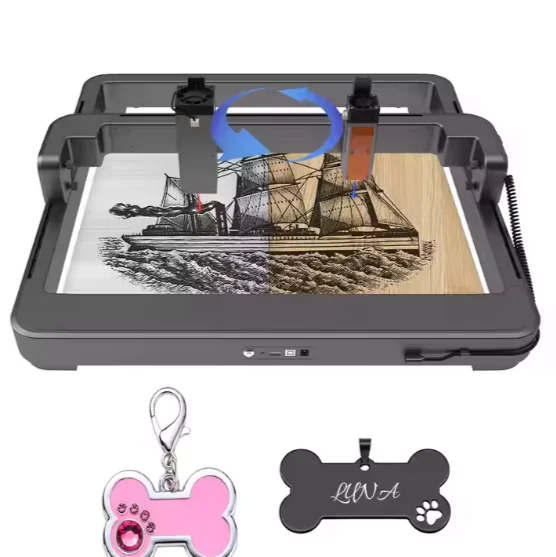 Desktop Laser Marking Machines Laser Engraving Machines Imprimante Laser For Metal and Non-metal Marking