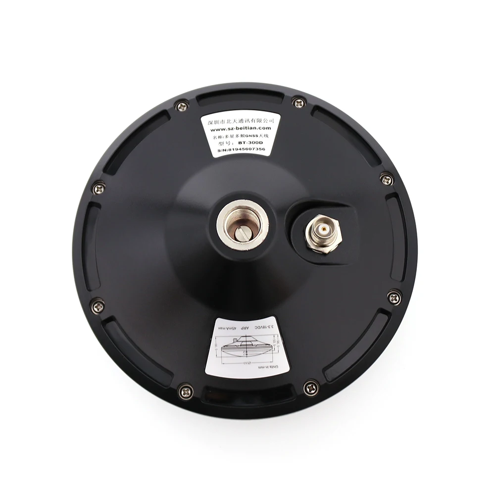 Beitian GNSS antenna support GPS Glonass Galileo Beidou QZSS SBAS strong anti-interference ability IP67 Survey Antenna BT-300D