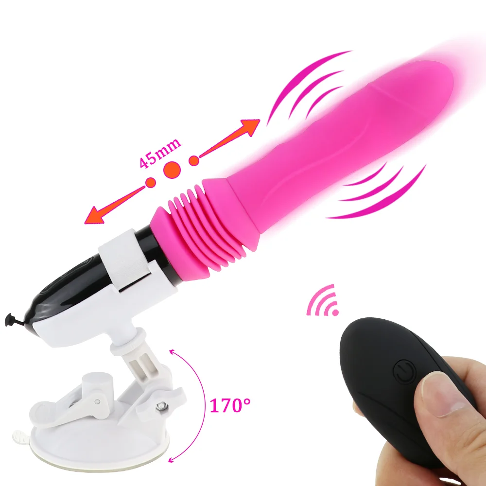Sex machine Telescopic Dildo Vibrator Automatic Up Down Massager G-spot Thrusting Retractable Pussy toy Sex Toys for Women