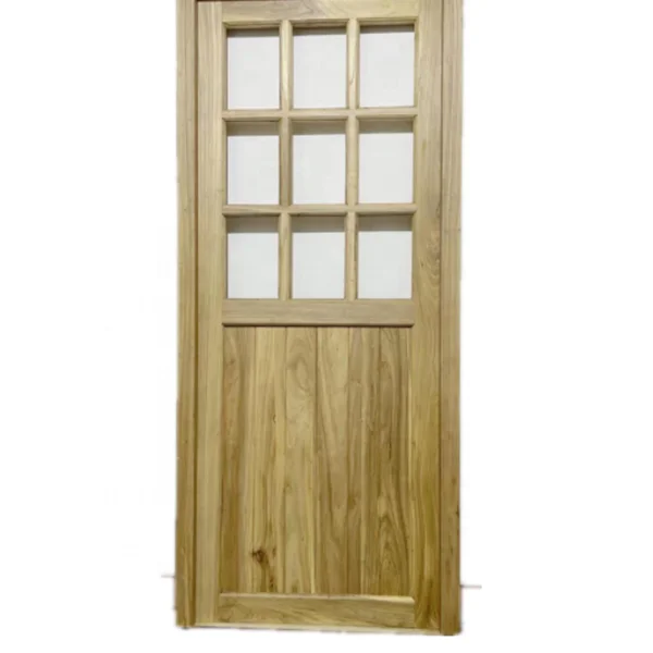 Elm interior Chinese simple entry door home stay flat set door solid wood classical room door customization