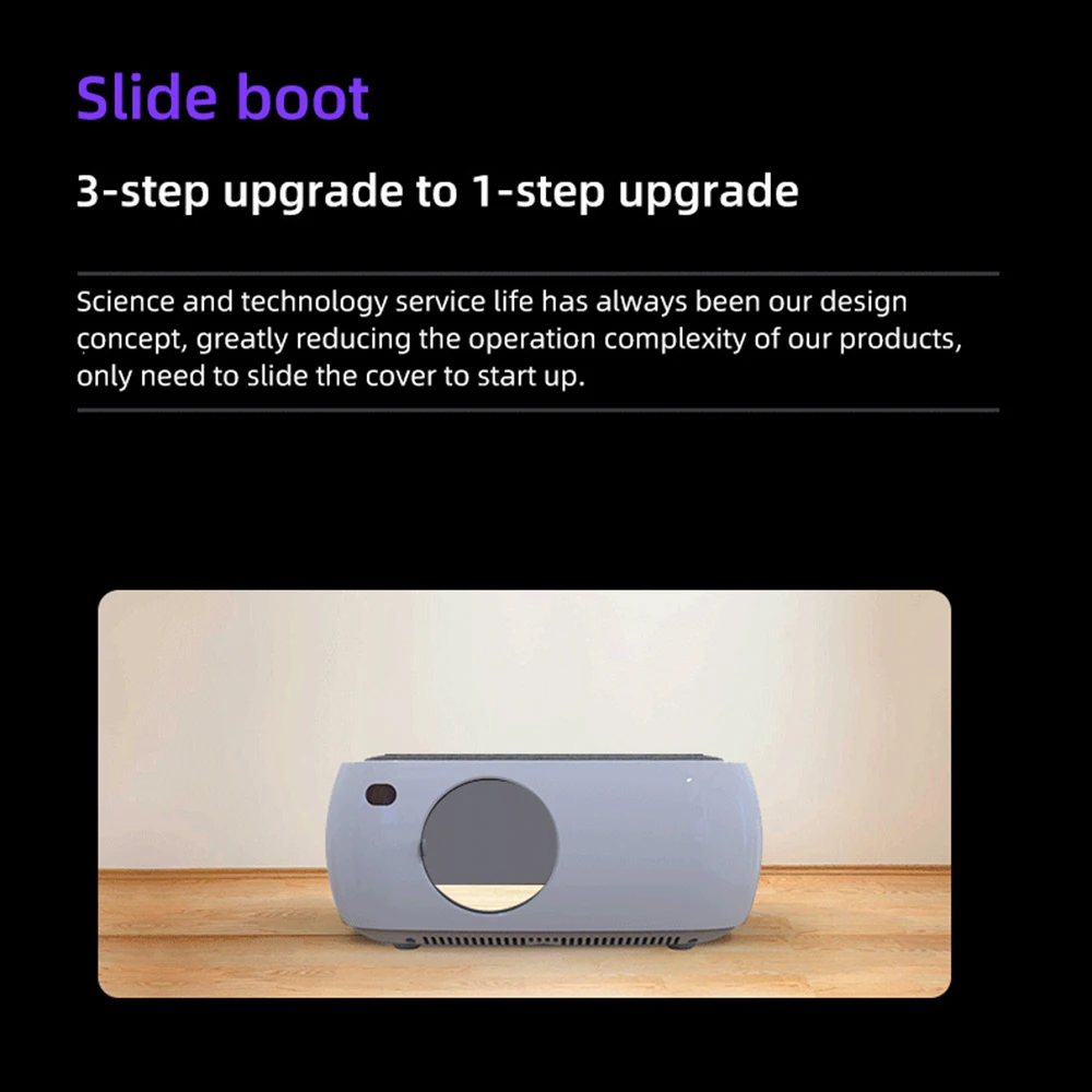 Lenovo thinkplus Air H4 mini projector 4K Intelligence voice control Hi-Fi audio 1920*1080p Low noise design projector