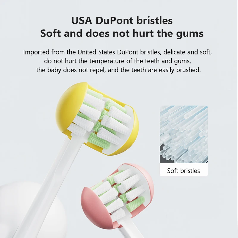 3 Sided Toothbrush Three Bristle Toothbrush Training Toothbrush for Baby Kids