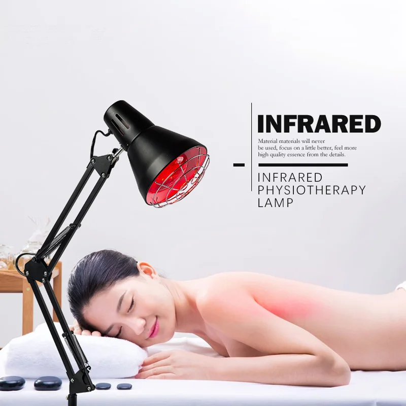 Iron long lamp arm folding infrared therapy table lamp supports OEMODM factory direct sales the best price