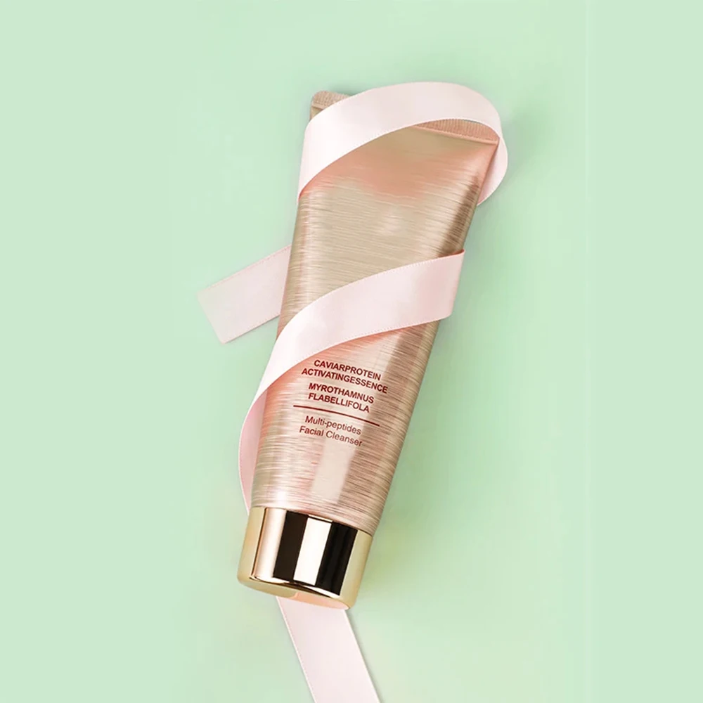 GoldenTube Brushed Plastic Laminated Facial Cream Tube for Face Cleanser and Shampoo Durable ABL Material Cosmetic Container