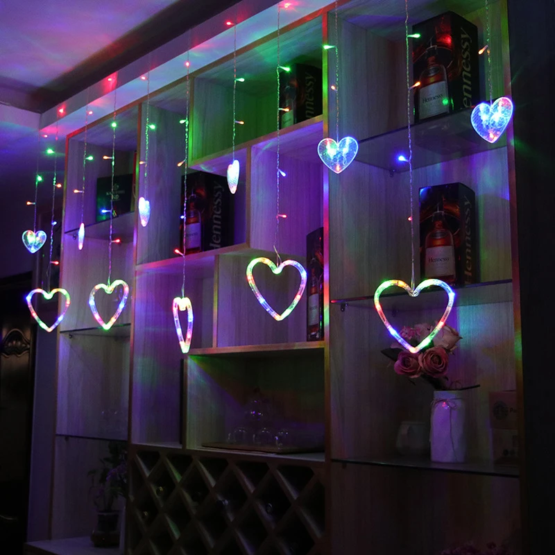 Christmas falling star ramadan led decoration light