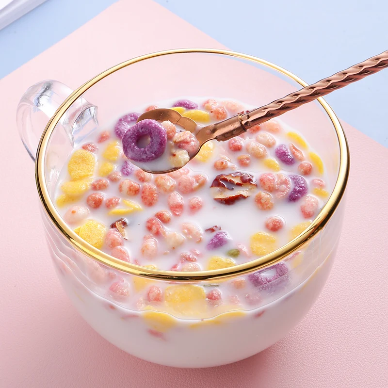 Exclusive Design 10PCS Set 304 Stainless Steel Straws And Scoop High Quality Food Grade Metal Straw Spoon With Brush