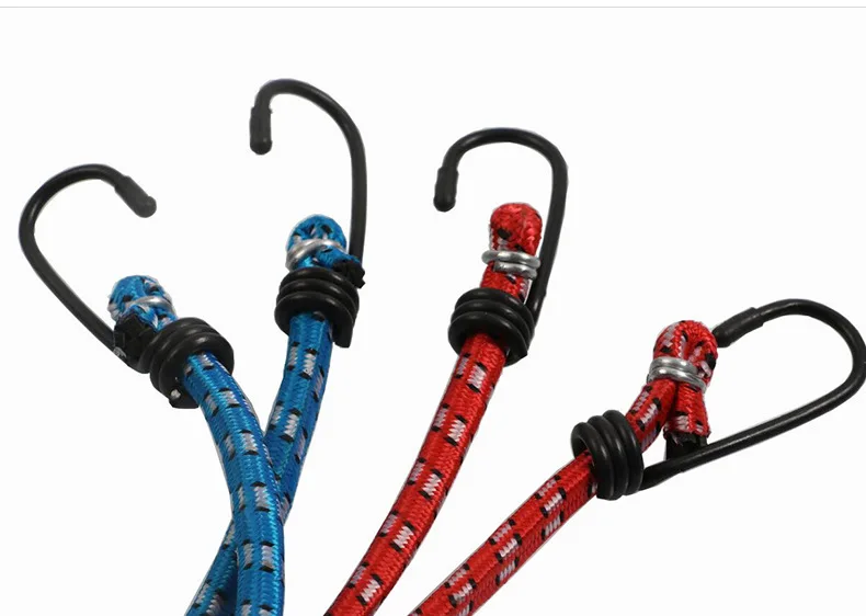 Best seller Rubber elastic bungee cords 8mm diameter Hot sales manufacturer safety motorbungee cord