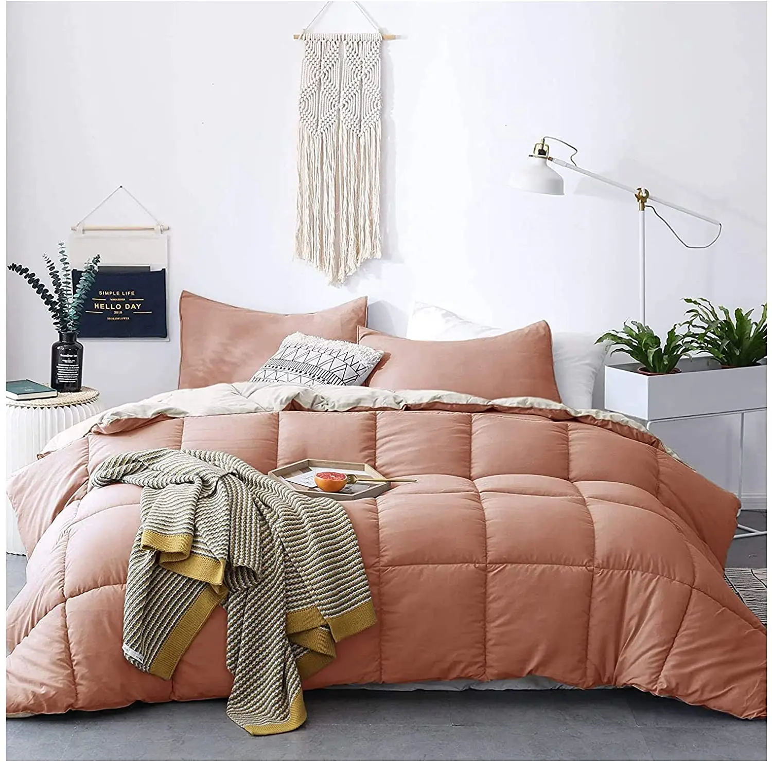 alternative polyester goose down bedding comforter inner filling duvet quilt insert high quality all season home hotel