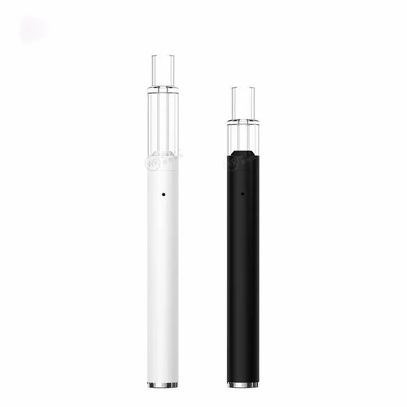 OEM/ODM USB Charger Glass Housing 7 Colors Light 0.5ml 1.0ml 530mAh Vape Pen Kit